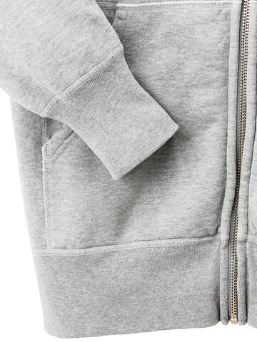 BARNS BR-3010 VINTAGE ZIP PARKA COZUN SWEAT MADE BY UNION SPECIAL-GRAY-L,GRAY, small image number 3