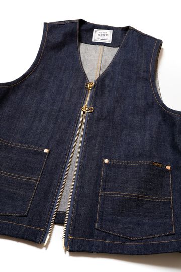 XX602Z (000) "XXXX-EXTRA" ZIP UP VEST 15.8OZ ORGANIC COTTON-Non Wash-M,, small image number 6