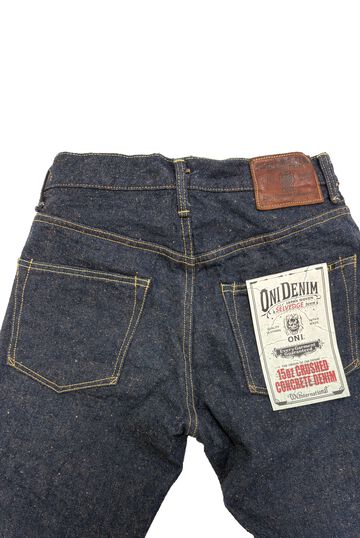 ONI200CCD-MOCA 15oz Crushed Concrete Denim Weft: Moca Wide Straight,, small image number 3