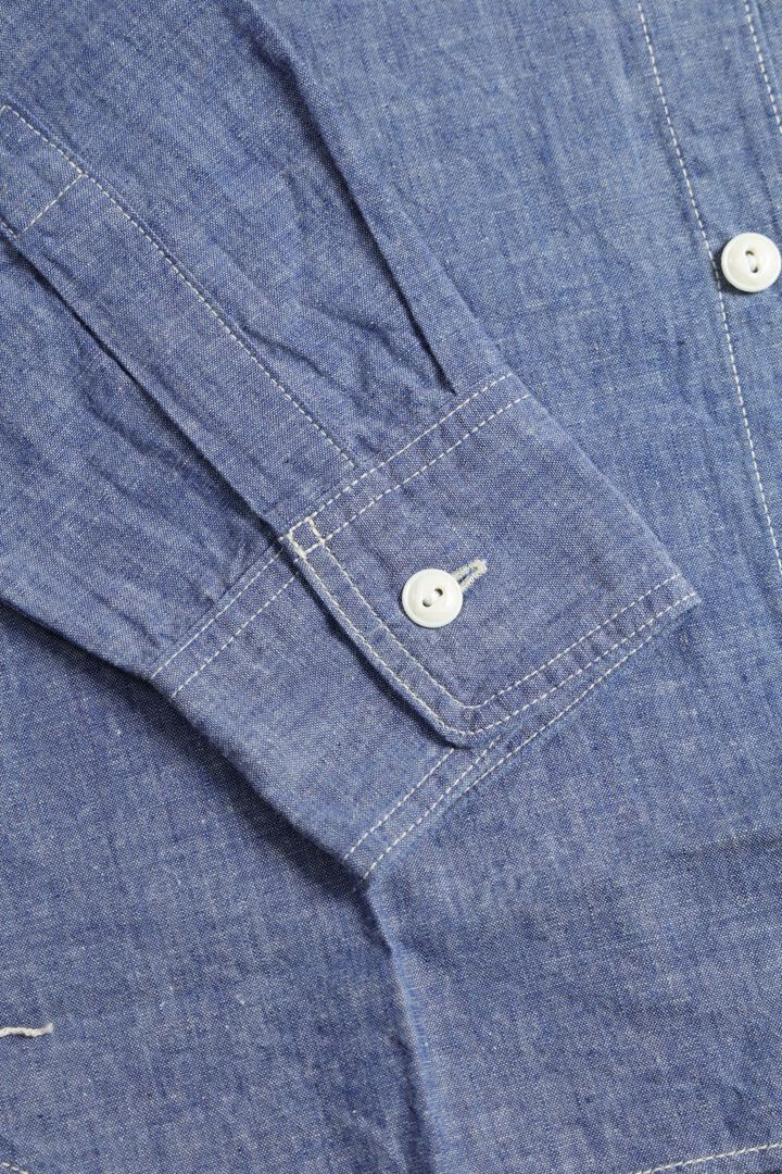 F3494 5OZ CHAMBRAY WORK SHIRT-One Wash-S,, medium image number 4