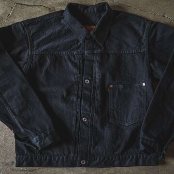 TCB Late S40's Jacket BKBK 14oz,, small image number 0