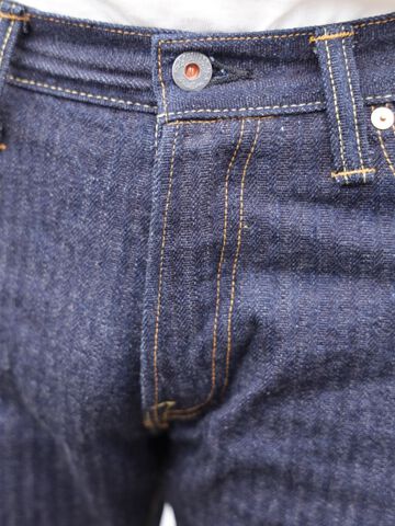 GZ-16ST-01OW 16oz Hickory jeans straight(One washed)-40,, small image number 5