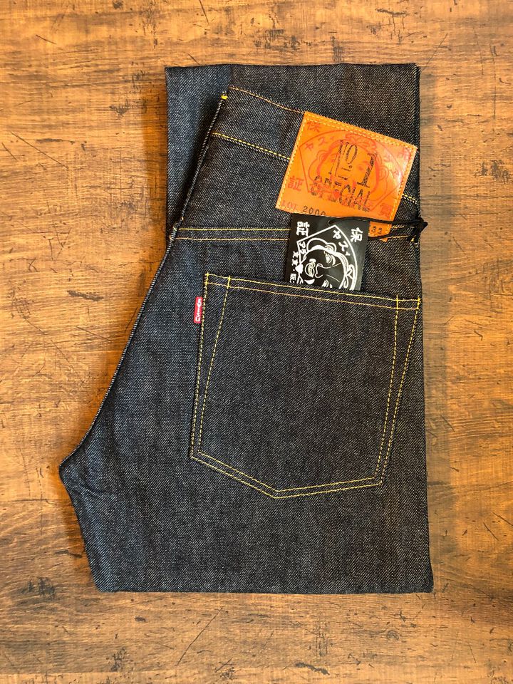 EGD2000N1002 #2000 Straight fit No1 Denim Tiger Selvage/ Without M