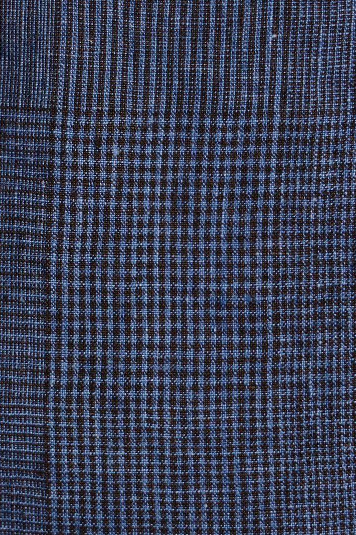 01-7021 WIDE FIT NEW YORKER SHORTS (101 INDIGO CHECK),, medium image number 7