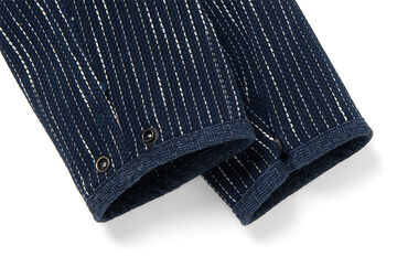 4587 13oz RAIN Sashiko Jacket,INDIGO, small image number 3