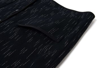 4616 Kasuri Dyed Beach Cloth Jacket,BLACK, small image number 7