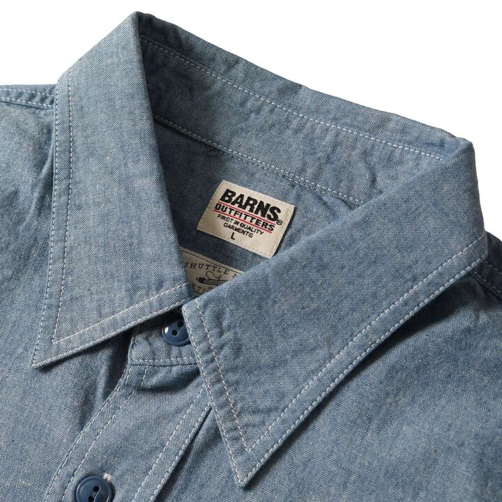 BR-25340 NAVAL SHIRTS PT,LIGHT INDIGO, medium image number 10