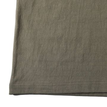 BR-25218 Heavyweight Crossover Neck S/S Print T-shirt【ALASKAN MALAMUTE】,CHARCOAL, small image number 4
