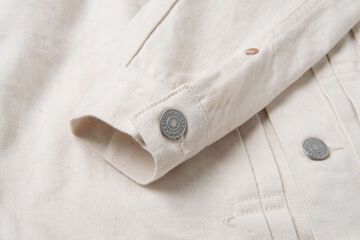 SDL-411E 1st Type White Denim Jacket,, small image number 3