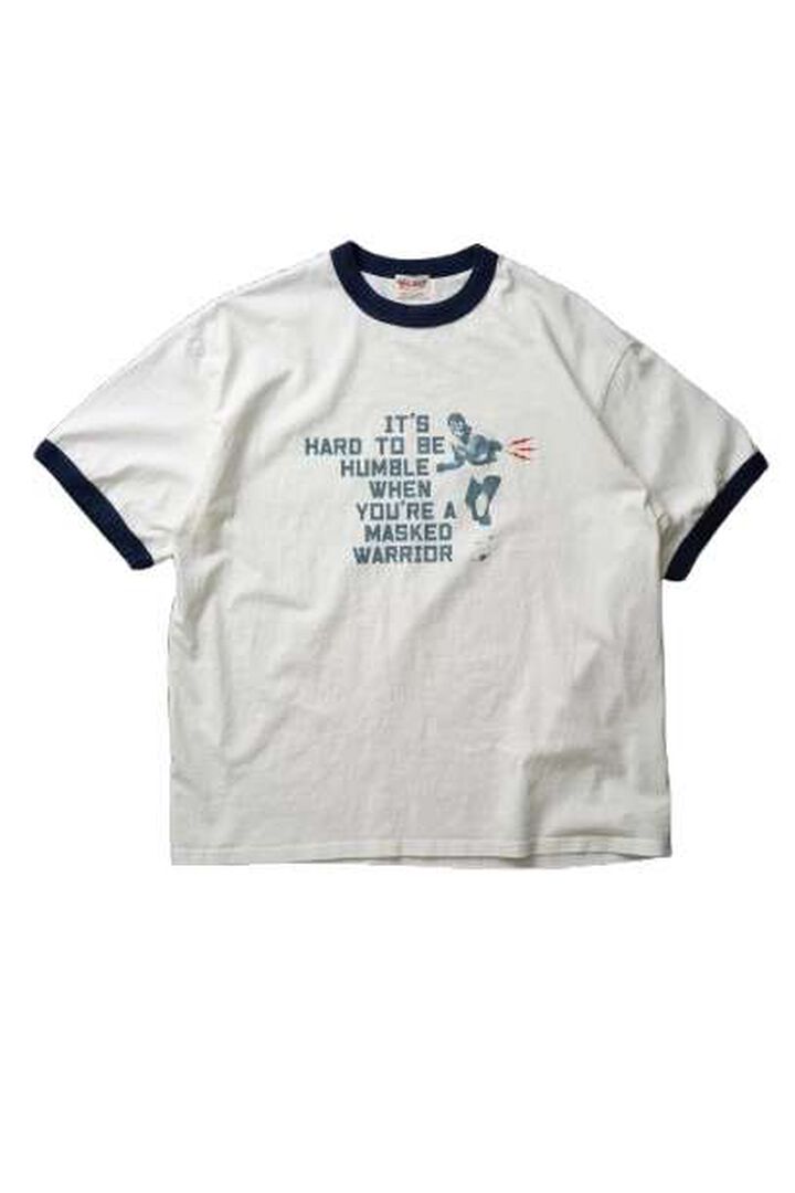 MTE017 Round Body Ringer T-Shirt &ldquo;MASKED WARRIOR&rdquo;,, medium