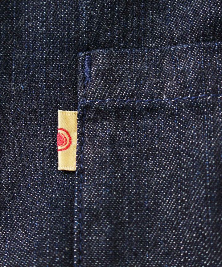 MZOP0104 8 ounces Going to Battle Label denim dress,, medium image number 4