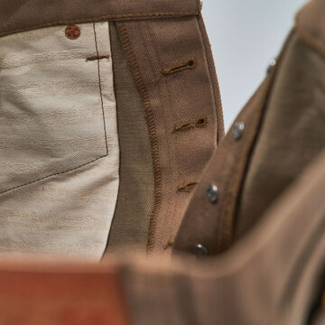 S310SP 15OZ JEANS SHORT PANTS (INDIGO, KHAKI),KHAKI, small image number 7