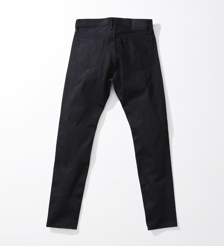 EDS32-75-32 14.6oz Black Denim SLIM TAPERED Button Fly (Length: 82cm)-Non Wash-32,, medium