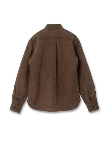 【Pre-Order】5753 Hand-Dyed Kakishibu-zome Work Shirts,KAKISHIBU, small image number 1