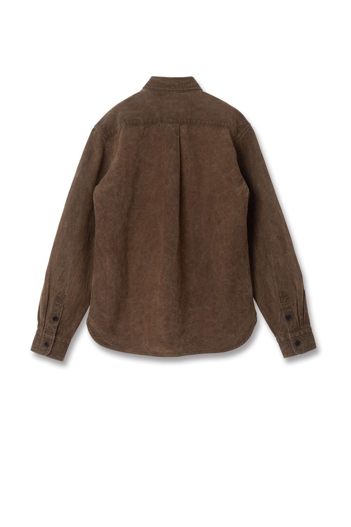 【Pre-Order】5753 Hand-Dyed Kakishibu-zome Work Shirts,KAKISHIBU, medium image number 1