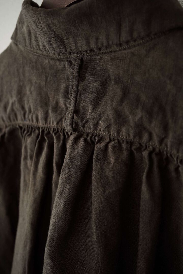 244SH08 Natural Dyed Linen / The Shirts,SUMI, medium image number 3