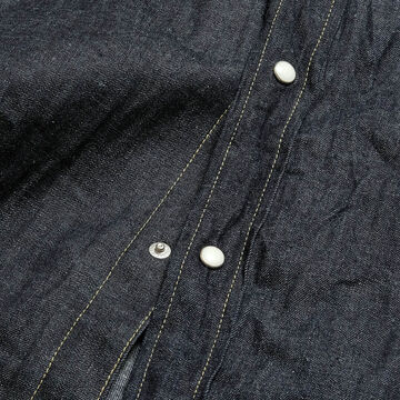 BURGUS PLUS - 8oz Denim Western Shirt - HBP-301WS-M,, small image number 5