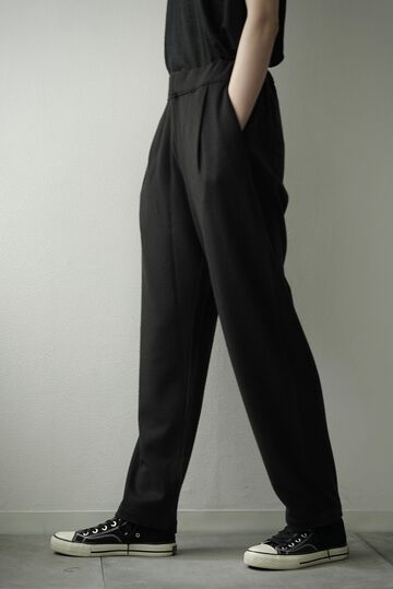 【CAPERTICA】CAP707PT23 Super140s Washable Wool MW_Jersey / Seamless Easy Pants,EBONY, small image number 1