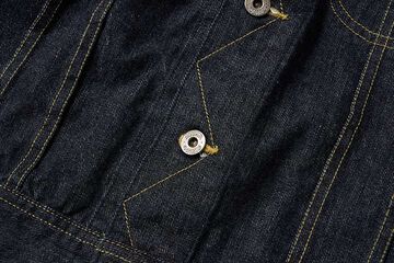 Lot.2405 13oz Riders Jacket Left Hand Denim,, small image number 4