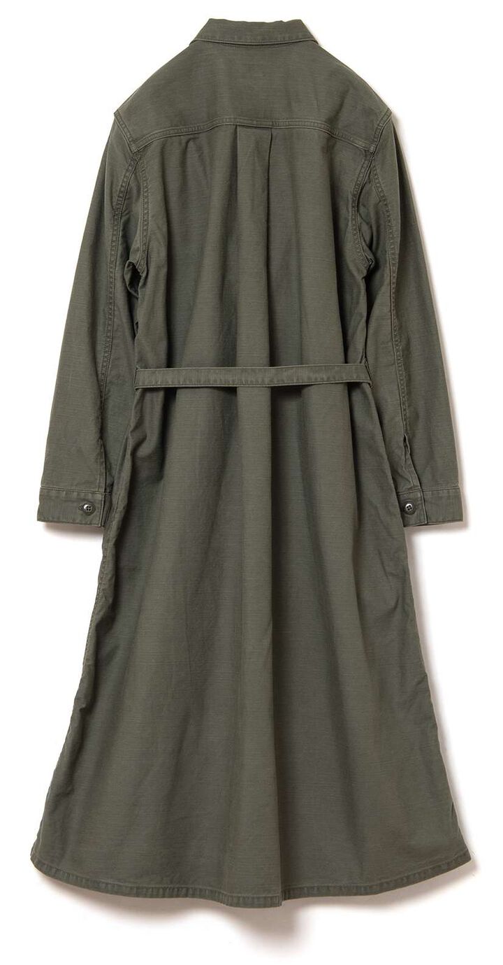 SDL-5028 Military Shirt Dress,ARMY GREEN, medium image number 1