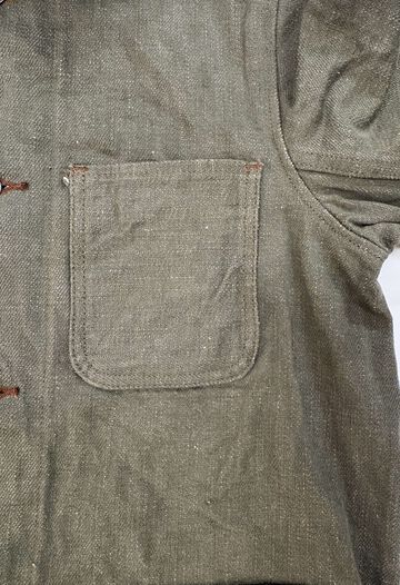 ONI03502-OLD18 18oz Olive Denim Coverall,, small image number 9