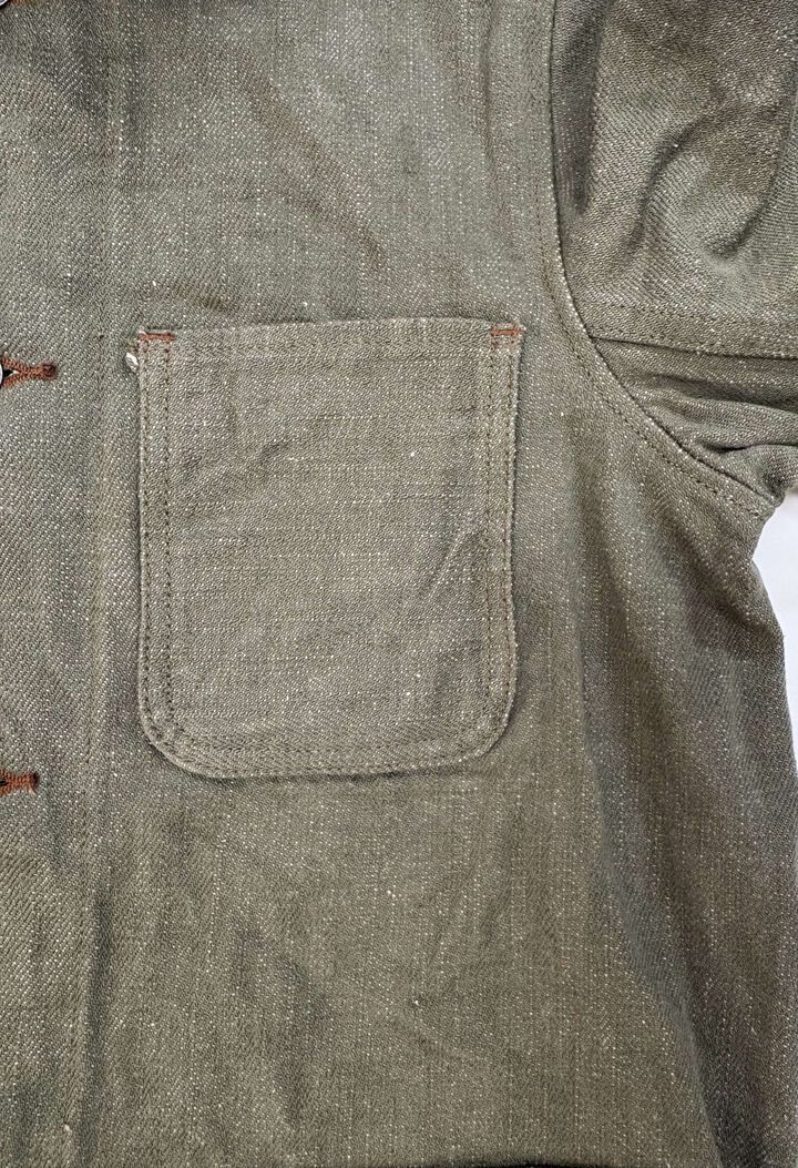 ONI03502-OLD18 18oz Olive Denim Coverall,, medium image number 9