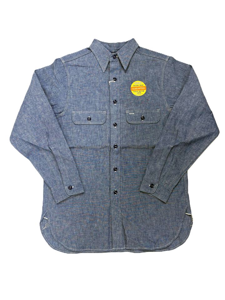Lot 240 TRIPLE STICH CHAMBRAY SHIRTS NON WASH,, medium