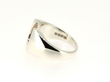HYJK-244SV-BRS Brass Horseshoe Signet RG SV-BRS,, small image number 2