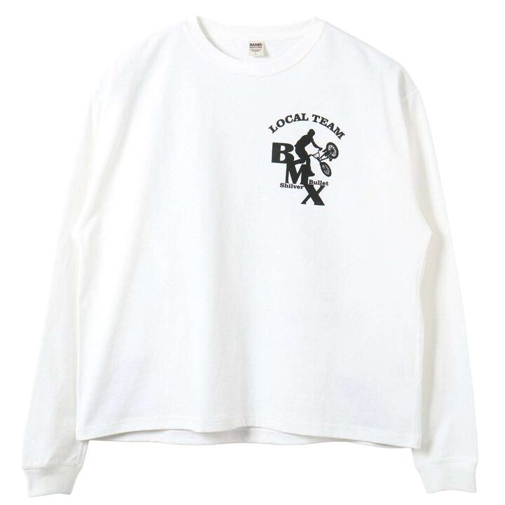 BR-26142 BOXY L/S TEE PT,WHITE, medium image number 0