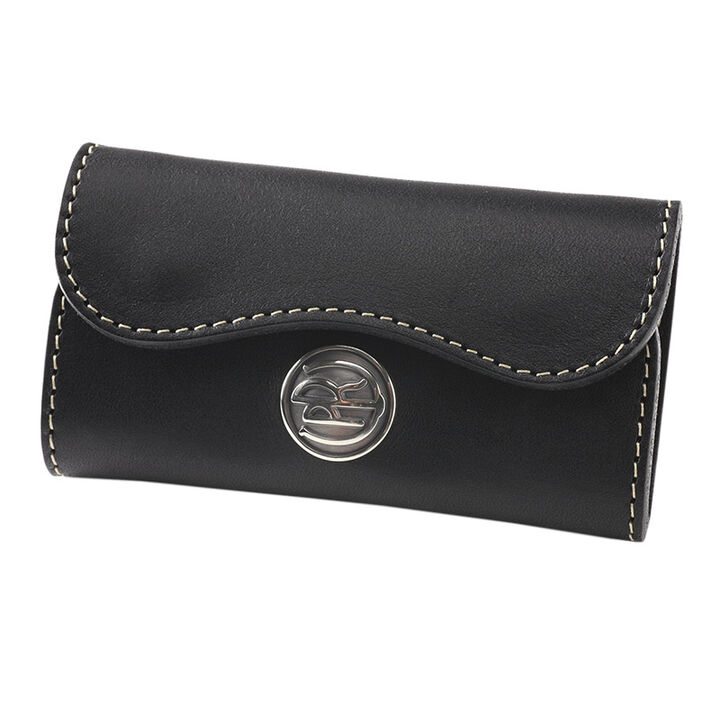 PAILOT RIVER PR-KCA (REDMOON) Key Case PR-KCA (OilLeather Black
 OilLeather RedBrown
 OilLeather DarkBrown
 SaddleLeather Black
 SaddleLeather DarkBrown
 SaddleLeather Natural),OILLEATHER BLACK, medium image number 3
