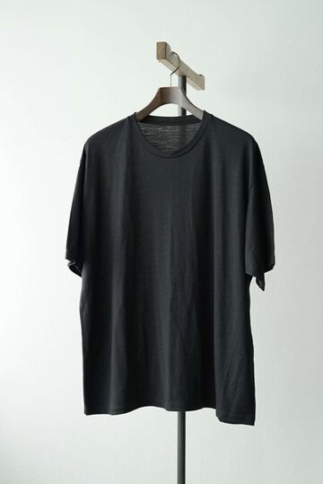【CAPERTICA】CAP708CS02 Super140s Washable Wool Jersey / S140 Wool Tee,MIDNIGHT, small image number 17