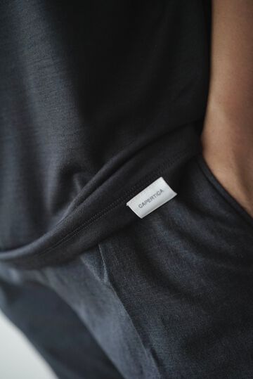 【CAPERTICA】CAP707CS02 Super140s Washable Wool DC_Jersey / RF Wool Tee,MIDNIGHT, small image number 5