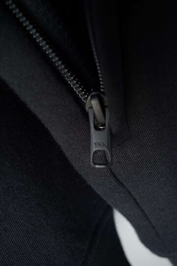 【vleed prologue】VL-004 Multi High Function Double Knit / Zip Hoodie,SUMIKURO x BLACK, small image number 5
