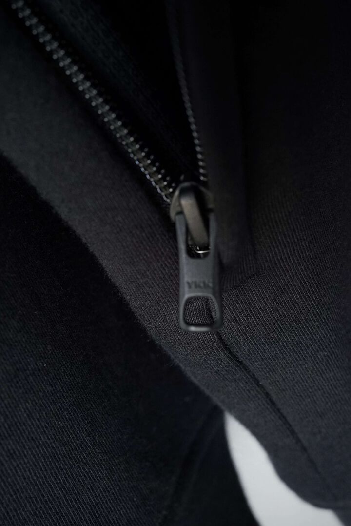 【vleed prologue】VL-004 Multi High Function Double Knit / Zip Hoodie,SUMIKURO x BLACK, medium image number 5