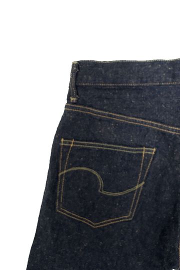 ONI902CCD-MOCA 15oz Crushed Concrete Denim Weft: Moca High rise Relax Tapered,, small image number 4