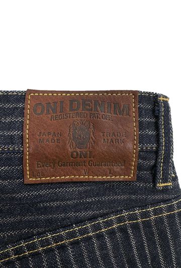 ONI-266-HJS Drop Needle Jacquard Stripe Relax Straight,, small image number 7