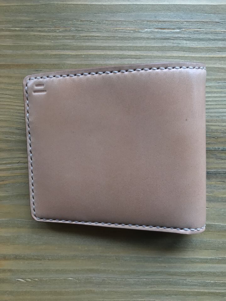 SW1NATCC Short wallet with coin pocket (Cordovan+)(NATURAL)