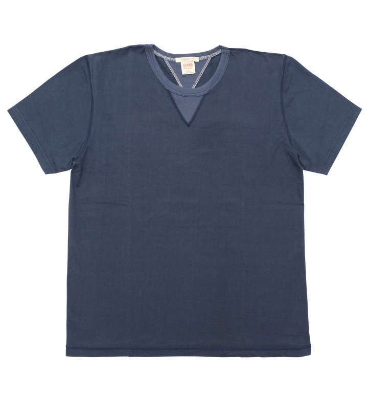 BR-8145 Vintage V Gudget Short Sleeve T-shirts (6 COLORS)-IVORY- M,IVORY, medium image number 14
