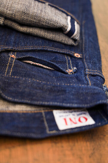 ONI-679KIWAMI 16oz Natural Indigo Mid Rise Spike-One Wash-30,, small image number 12