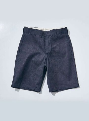 SWC250C-HB 13oz HBT WIDE SHORTS,BLACK, small image number 5