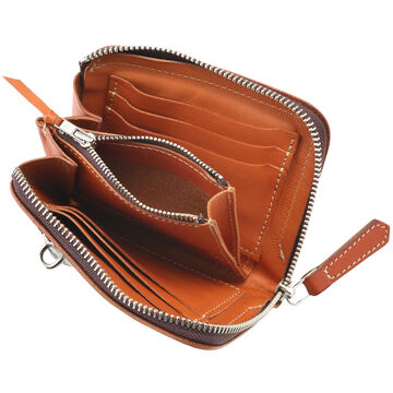 PAILOT RIVER LP01L-PRBR (REDMOON) Short Wallet LP01L-PRBR (Oil Leather Black
Oil Leather Red Brown
Oil Leather Dark Brown
Saddle Leather Natural),OIL LEATHER RED BROWN, small image number 7