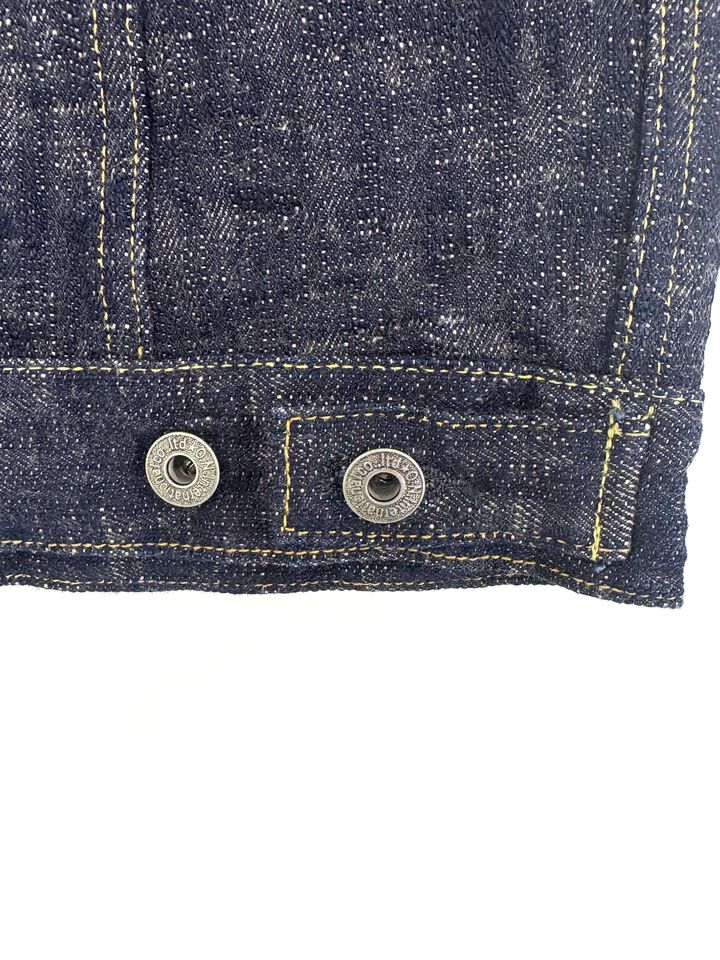 ONI02527P-KASURI 17oz ONI Kasuri Denim TypeⅢ Jacket with handwarmer,, medium image number 6