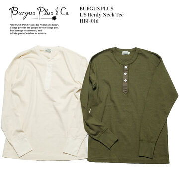 HBP-016 Henry Neck Long Sleeve T-Shirt (6 COLORS),OLIVE, small image number 0