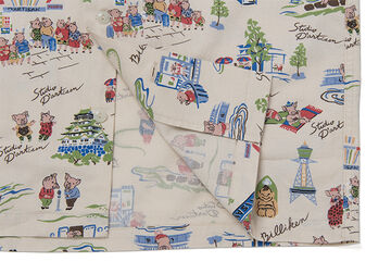 BILLI-003 Billiken Collab Aloha Shirts,NAVY, small image number 6