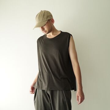 【CAPERTICA】CAP706CS29 Washable Wool Tank Top-EBONY-1,EBONY, small image number 12