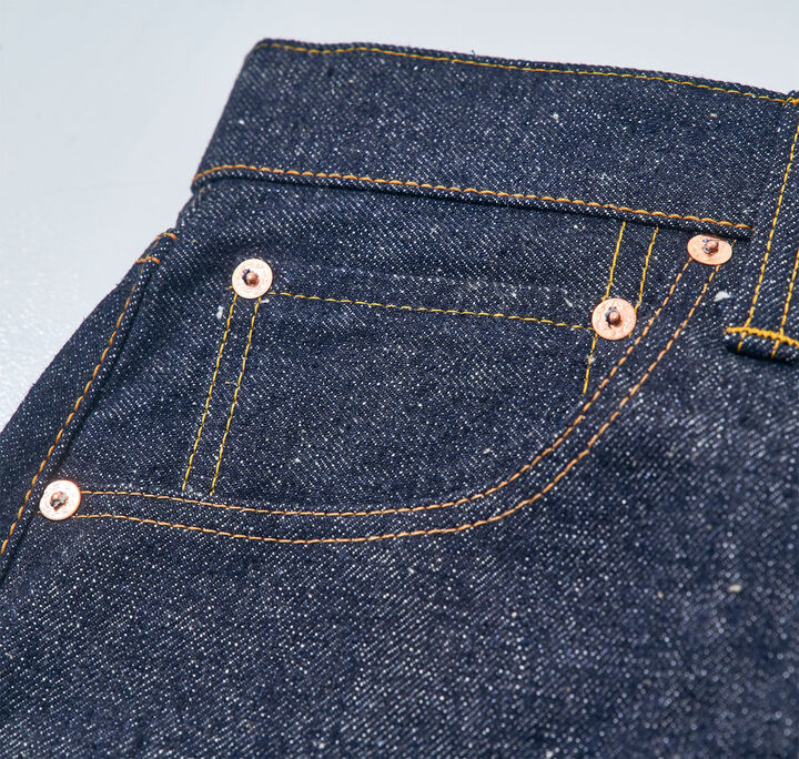 S310SP 15OZ JEANS SHORT PANTS (INDIGO, KHAKI),KHAKI, medium image number 16