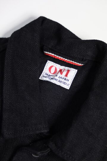ONI03502ZR-BKBK 20oz Secret Black Denim Coveralls-One Wash-38,, small image number 7