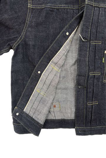 F2460 14OZ WW II DENIM BLOUSE CAMEROON COTTON  ROCKY SELVEDGE,, small image number 7