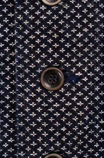 GZ-SLVT-CRS Shawl Collar Vest (Cross Sashiko),, small image number 4