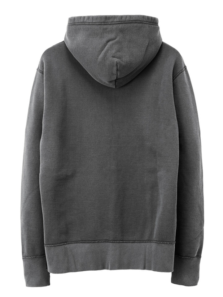BARNS BR-3010 VINTAGE ZIP PARKA COZUN SWEAT MADE BY UNION SPECIAL-BLACK-M,BLACK, medium image number 2